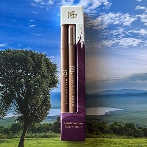 NWT Makeup Geek Light Brown Brow Duo